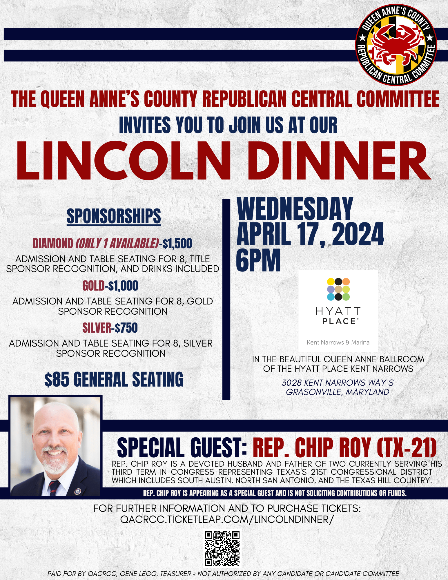 Lincoln Day Dinner Flyer